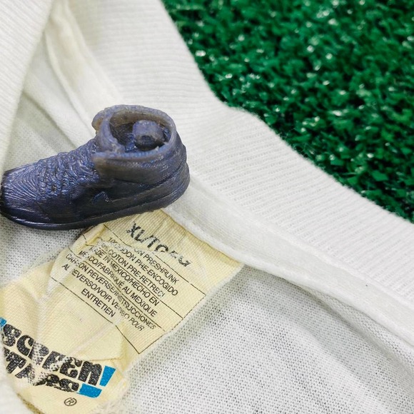 Labatt Blue T-shirt 90s Single Stitch Screen Stars Cotton Tee Size X-Large - Picture 4 of 4